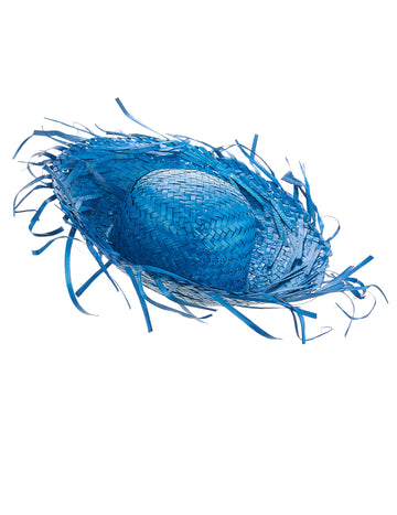 Odrasli modri havajski klobuk