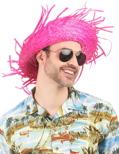 Vue de profil du chapeau Hawaï pour adulte