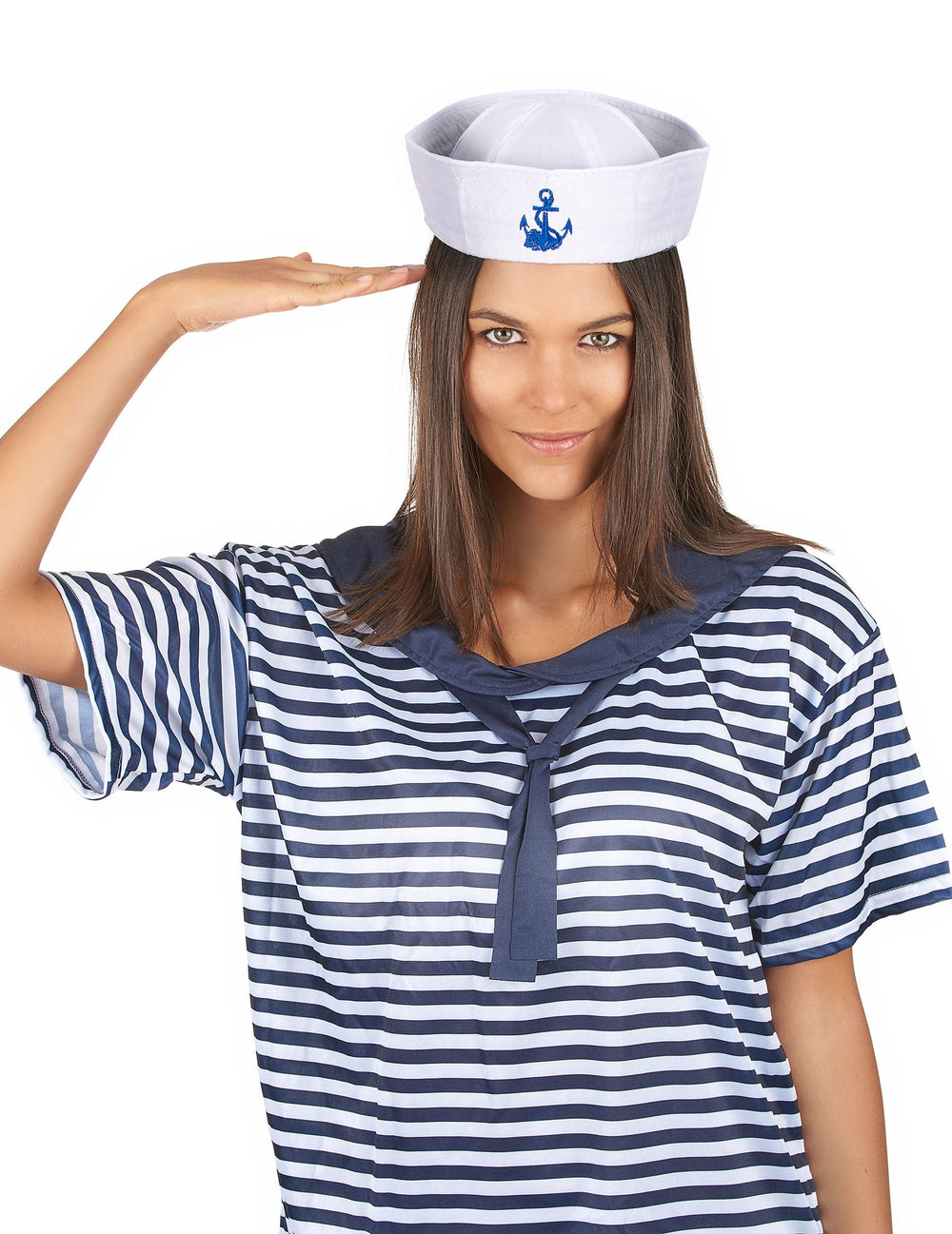 Vue portée du chapeau marin pour homme