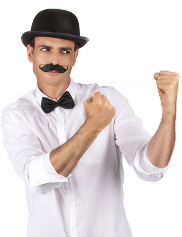 Črn melirni klobuk za odrasle