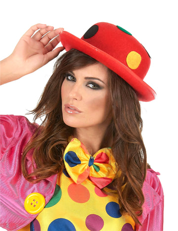 Klovn rdečega melona z odraslimi polka pika