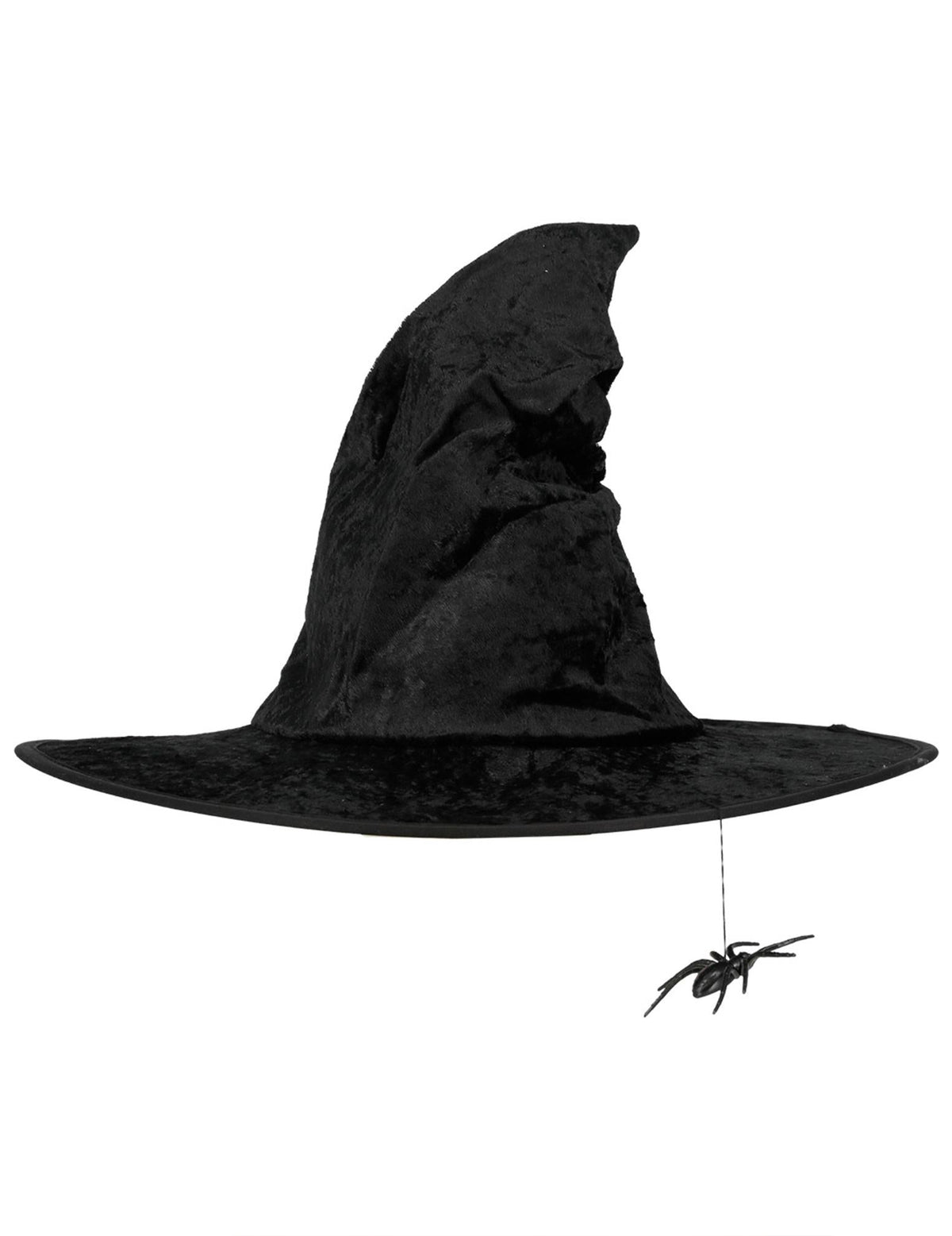 Vue de profil du chapeau de sorcière Halloween