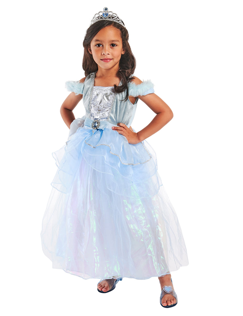 Vue d'ensemble avec déguisement des Chaussures de princesses pour enfant