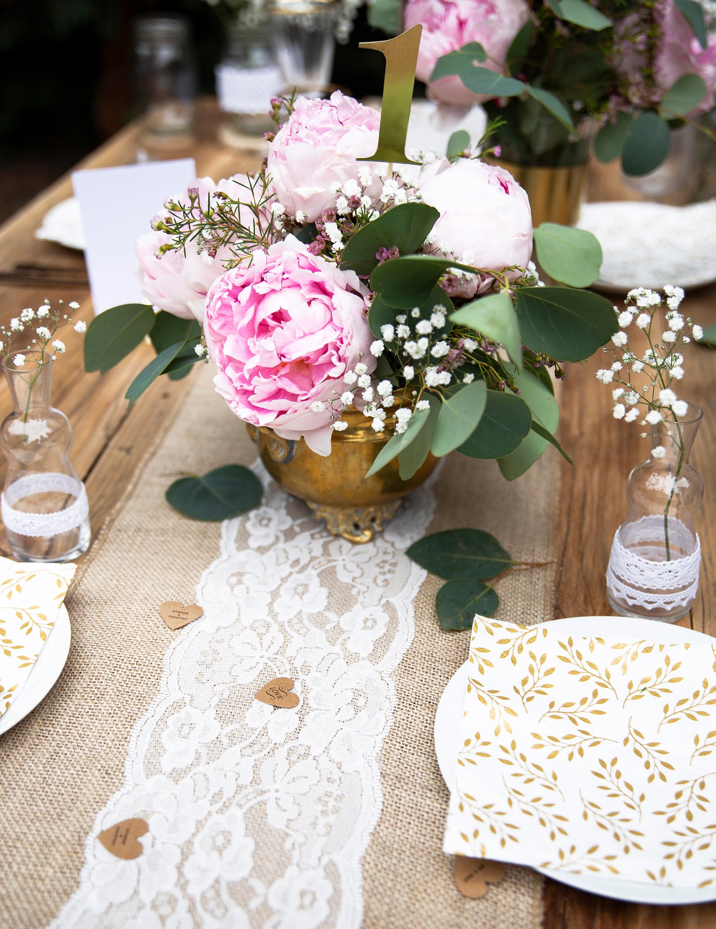 Srednja tabela Jut Table Center čipka 28 cm x 2,75 m