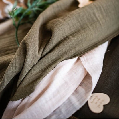 Prtljažnik iz krem bombažne gaze 30 cm x 3 m naravna