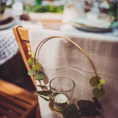 Prtljažnik iz krem bombažne gaze 30 cm x 3 m naravna