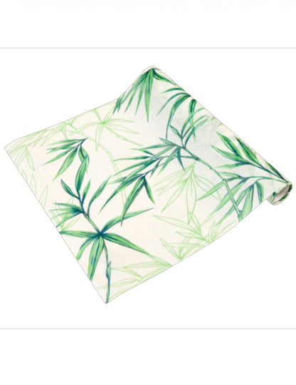 Netkani prt za mizo iz bambusovega listja 28 cm x 5 m zen dekoracija