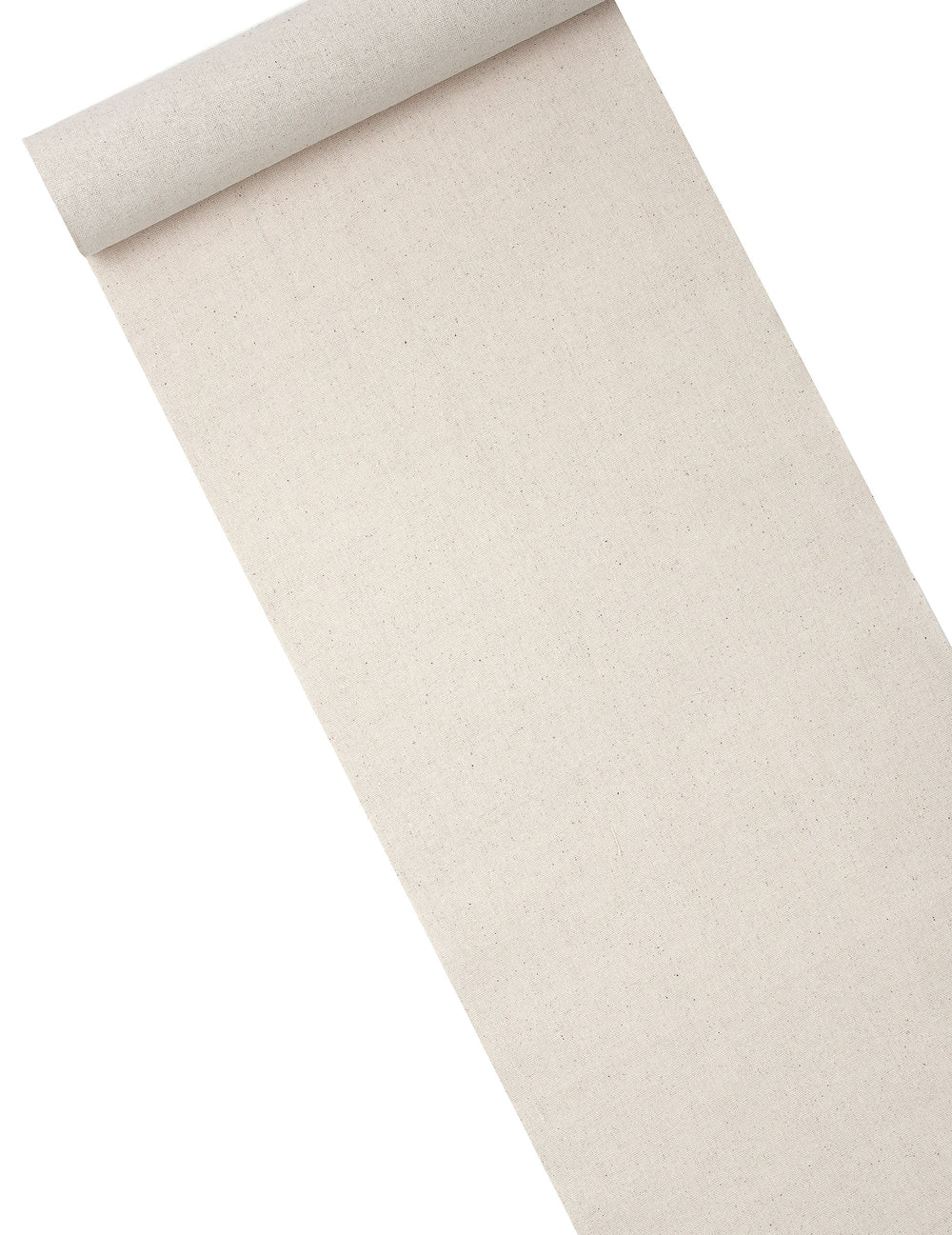 Chemin de table lin pour fête effet naturel beige