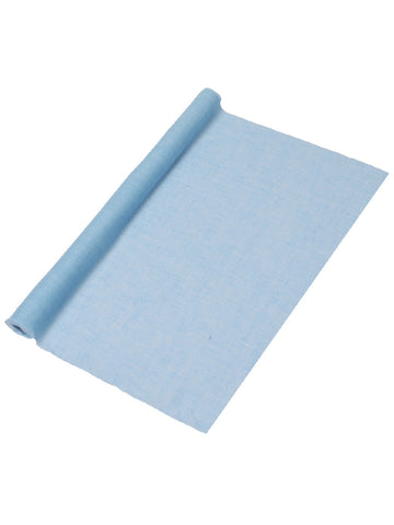 Prtljažnik iz nebeško modrega muslina 48 cm x 5 m za krst