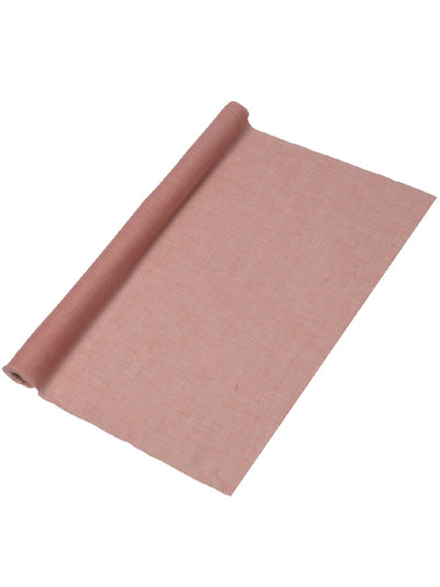 Roza muslinski prt za mizo 48 cm x 5 m poroka in krst