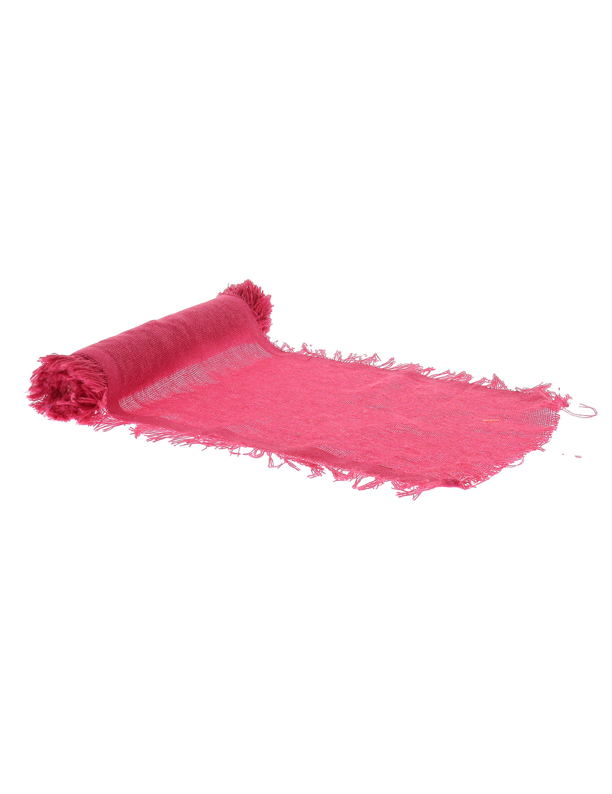 Namizni tekač iz blaga v rožnati barvi 30 cm x 3 m