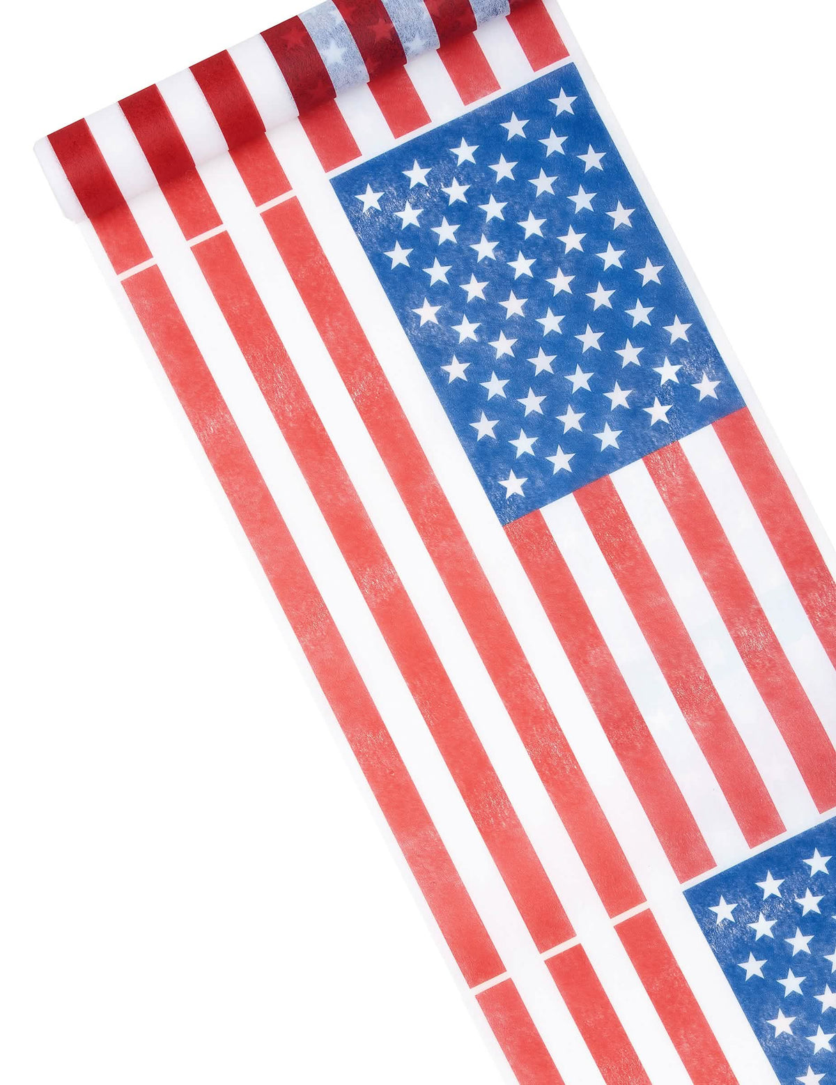 Namizni tekač USA za dekoracijo iz netkanega blaga modra bela rdeča