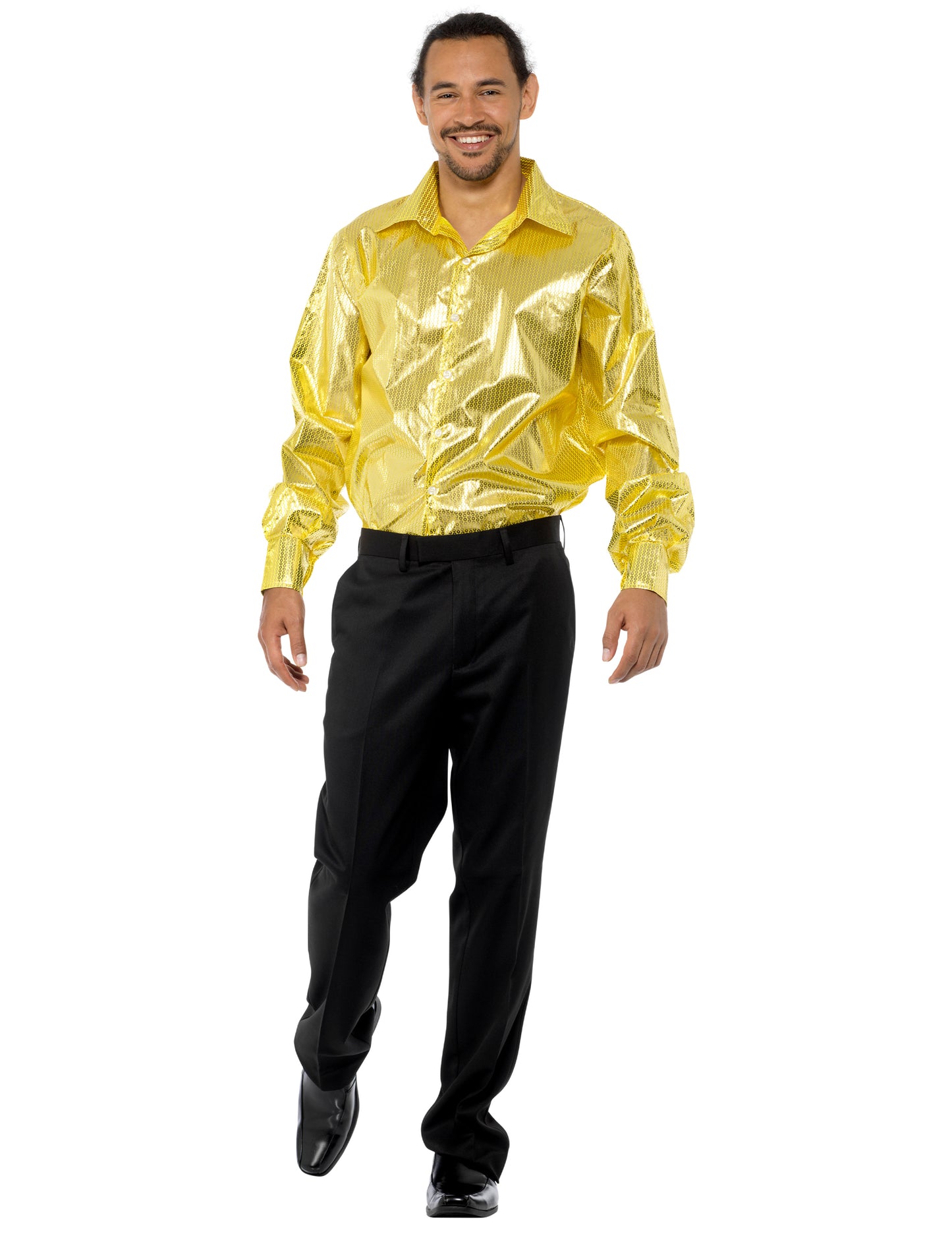 Disco majica z zlatimi pajkicami