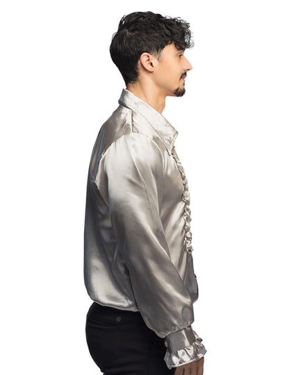 Moška srebrna disko majica