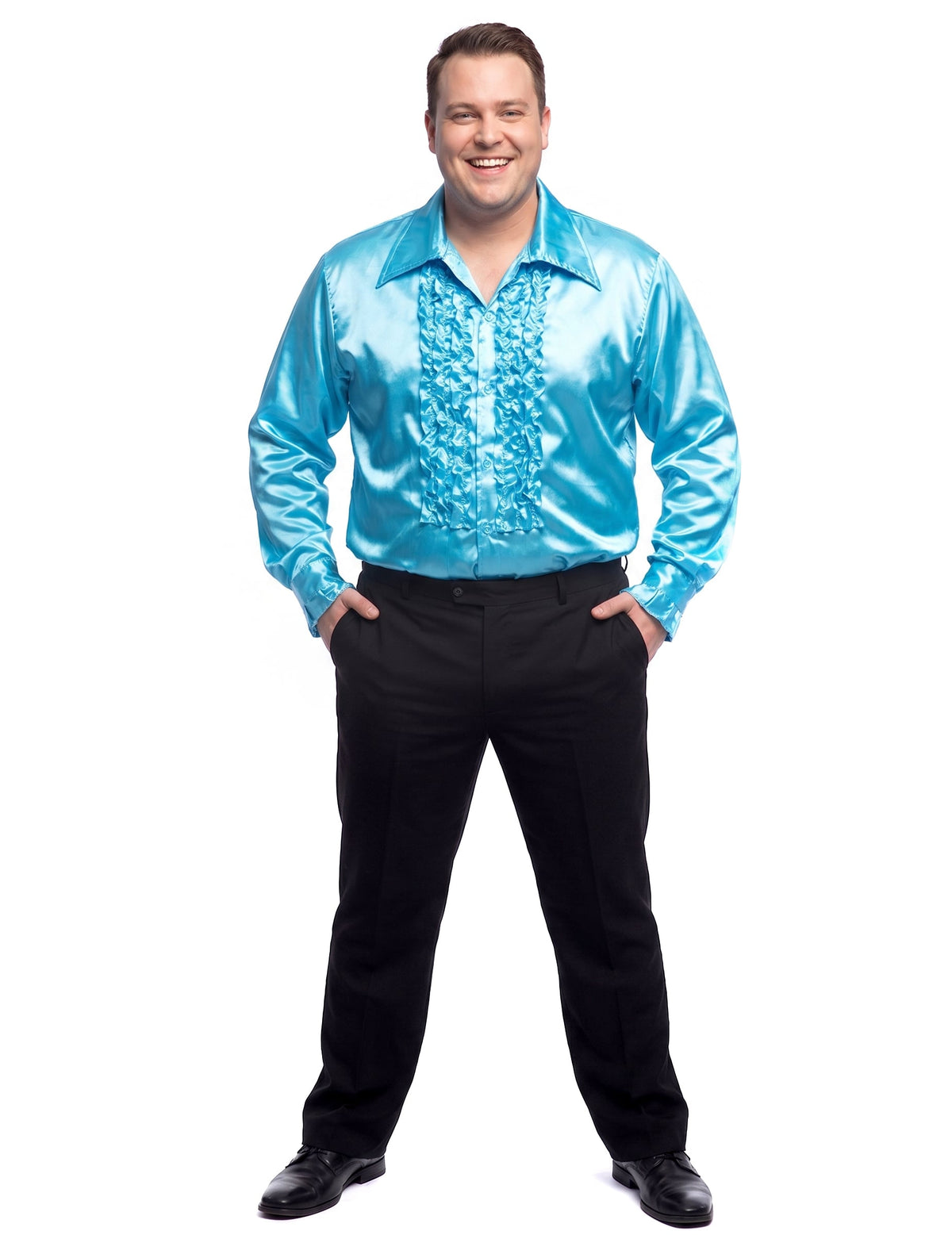 Svetlo modra disko majica