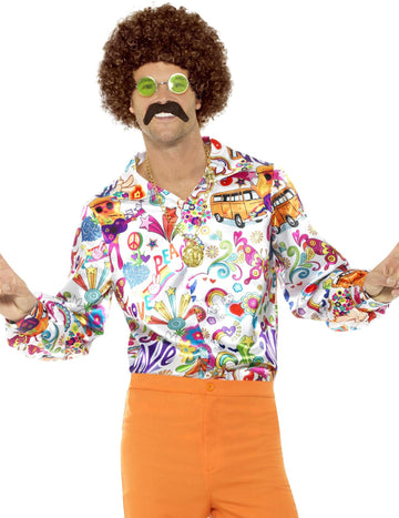 Hippie 60 -ih moški hipi majica