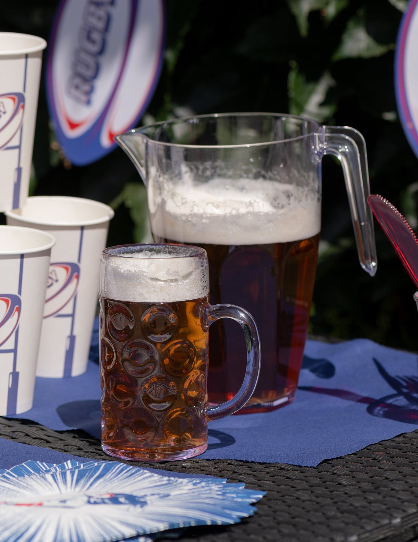 Prozoren vrček za pivo 1 L