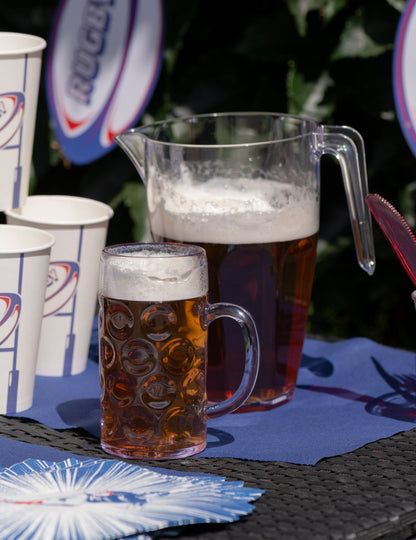 Prozoren vrček za pivo 1 L
