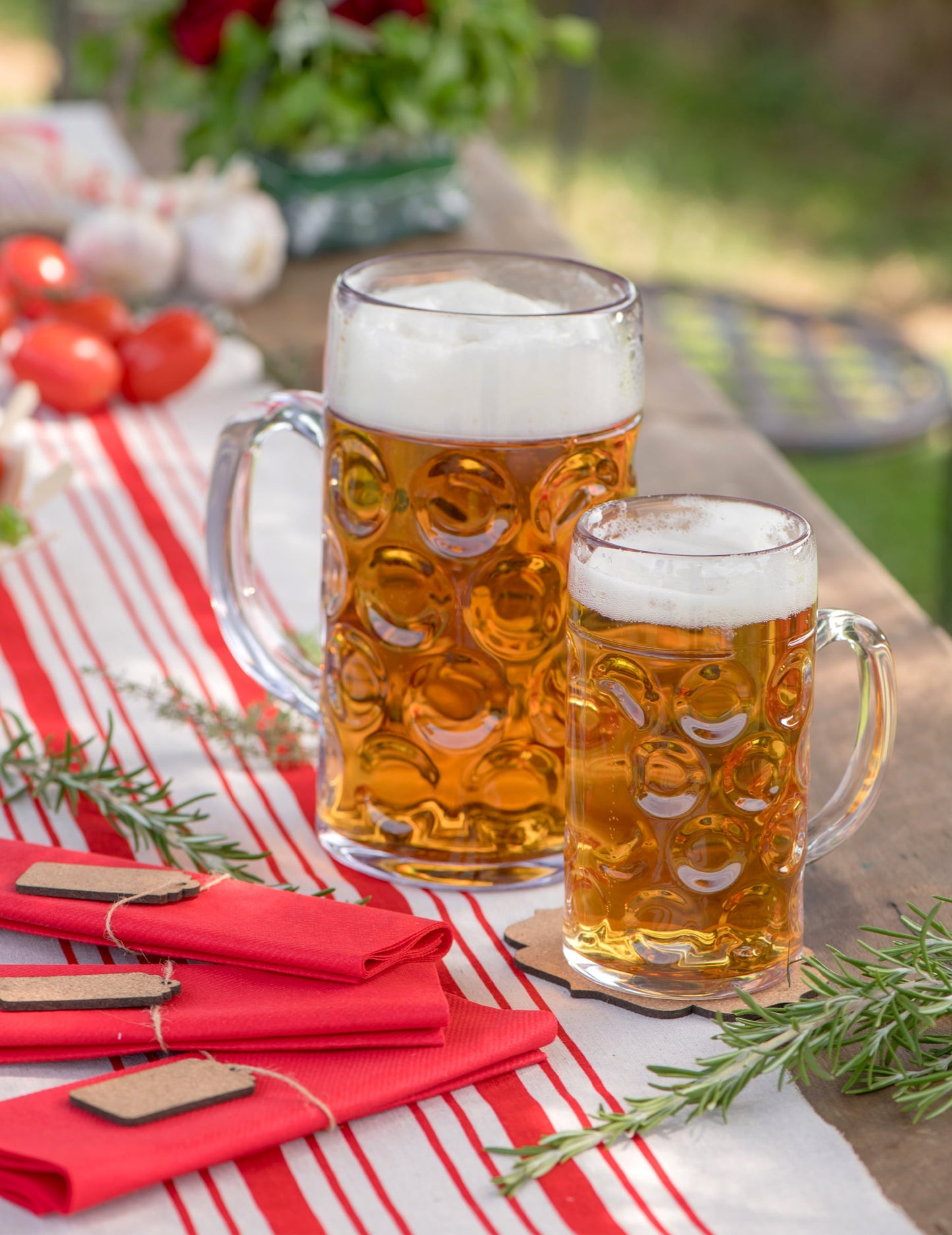 Prozoren vrček za pivo 1 L