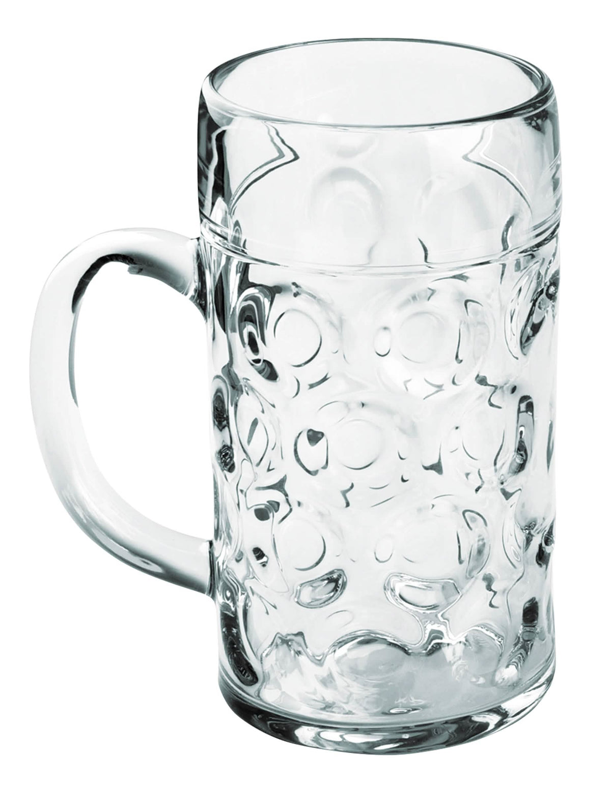Prozoren pivski vrček 50 cl