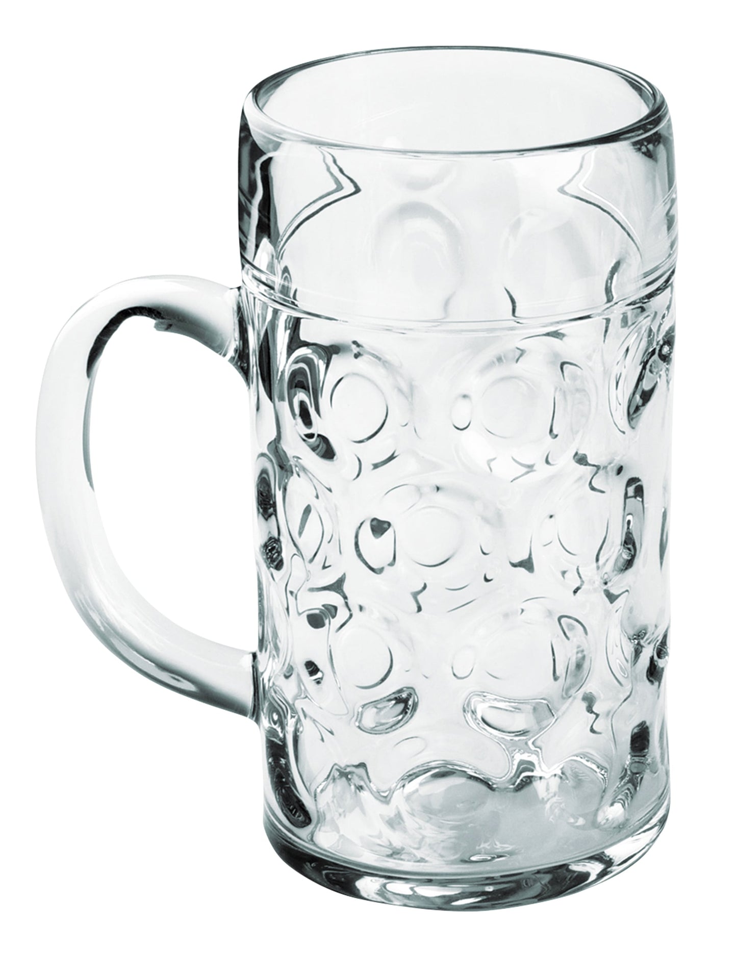 Prozoren pivski vrček 50 cl