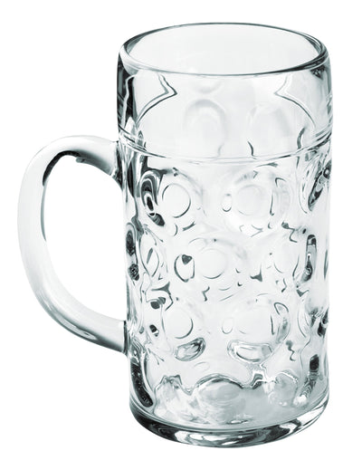 Prozoren pivski vrček 50 cl