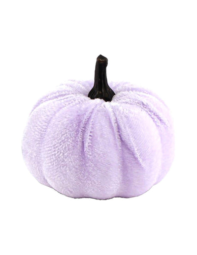 Okrasna buča Summerween z žametnim učinkom v barvi lila 7 x 7 cm