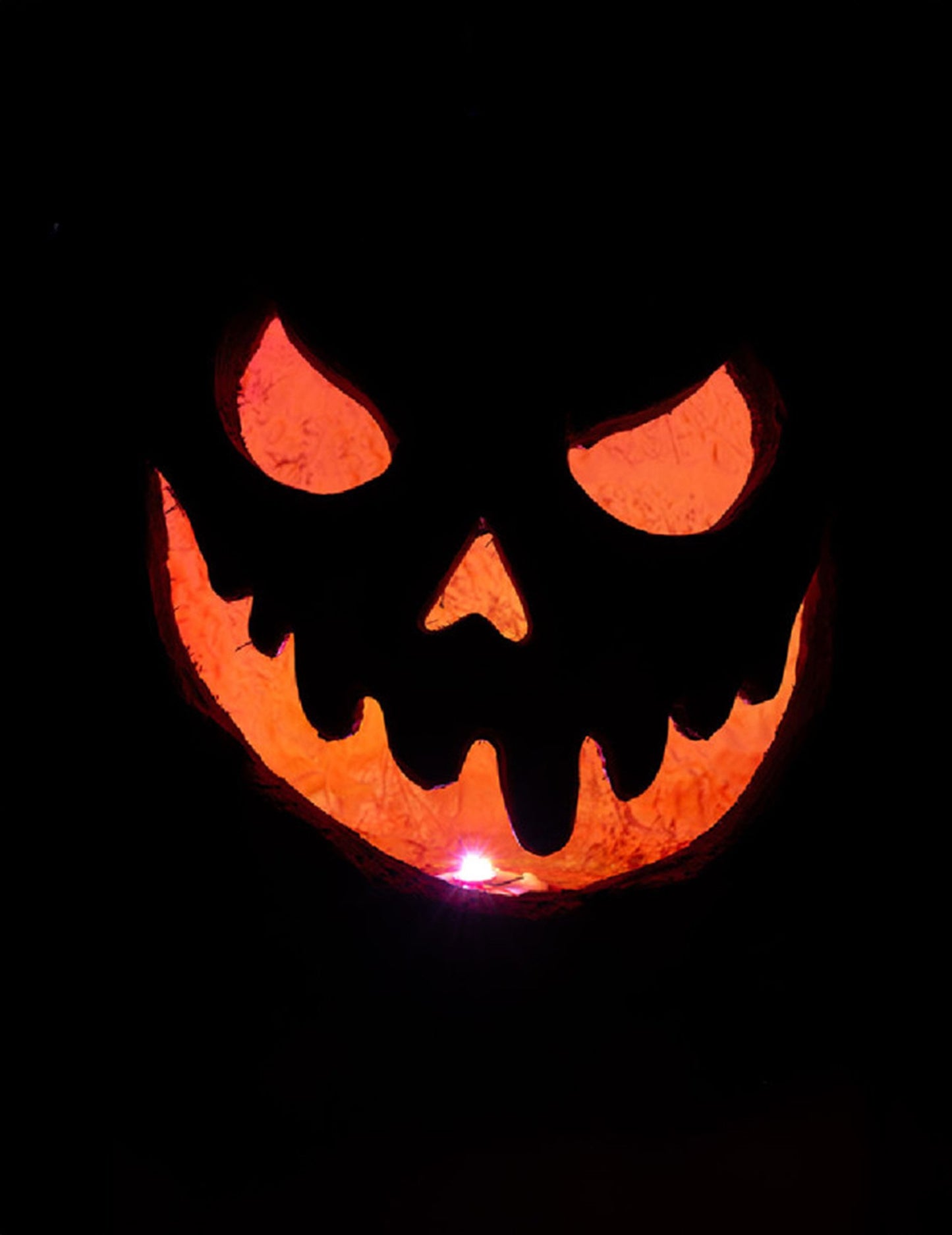 Svetleča strašljiva buča 33 cm