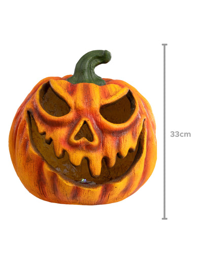 Svetleča strašljiva buča 33 cm