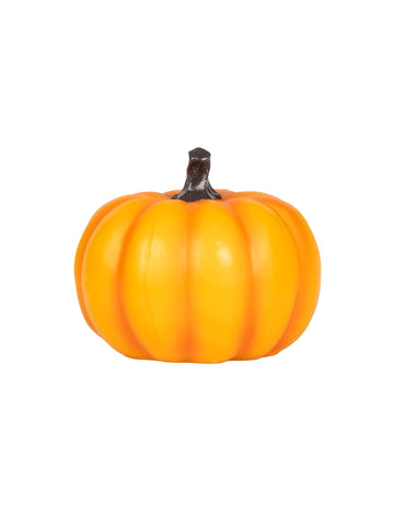 Buča iz smole 11 cm Noč čarovnic oranžna