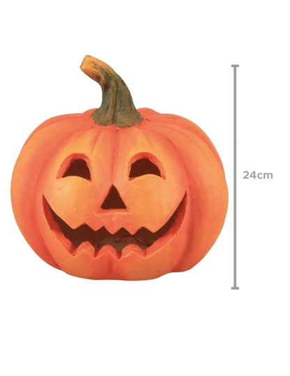 Žareča grozljiva buča 24 cm