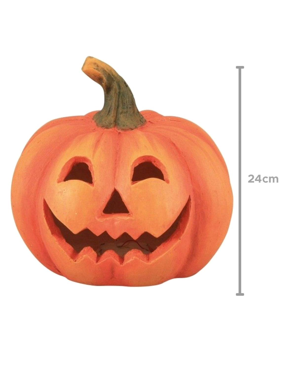 Žareča grozljiva buča 24 cm
