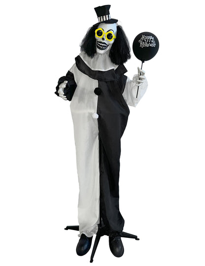 Animirani strašljiv klovn 173 cm