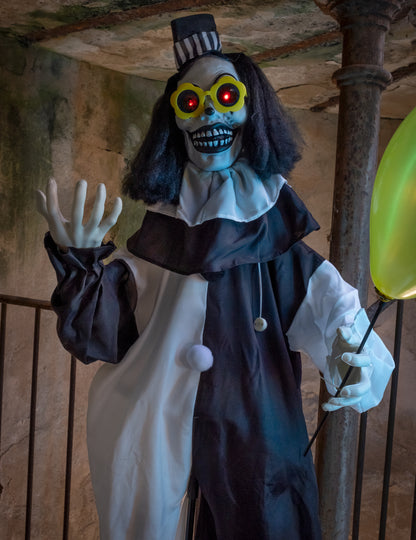 Animirani strašljiv klovn 173 cm