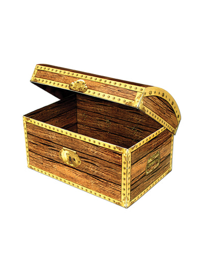 Piratska kartonska skrinja za zaklad 20 x 14 cm
