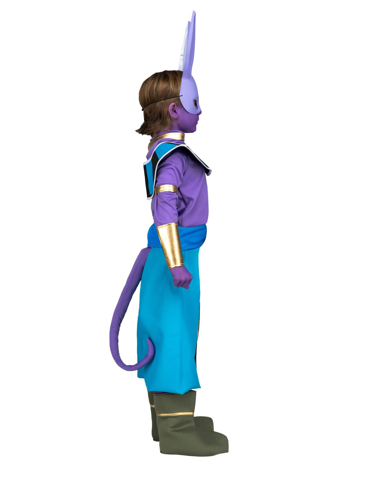 Stranski pogled na kostum z masko Beerus Dragon Ball