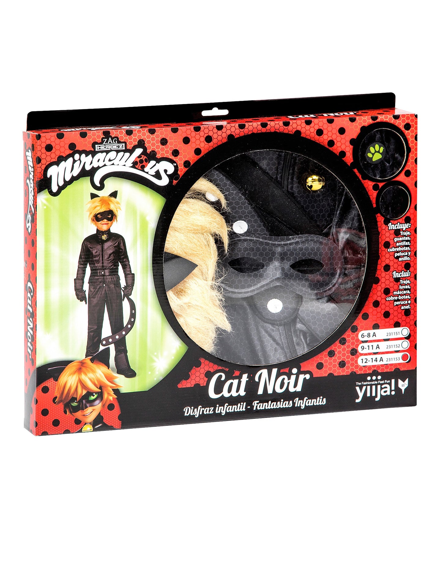 Celoten otroški kostum Cat Noir Miraculous