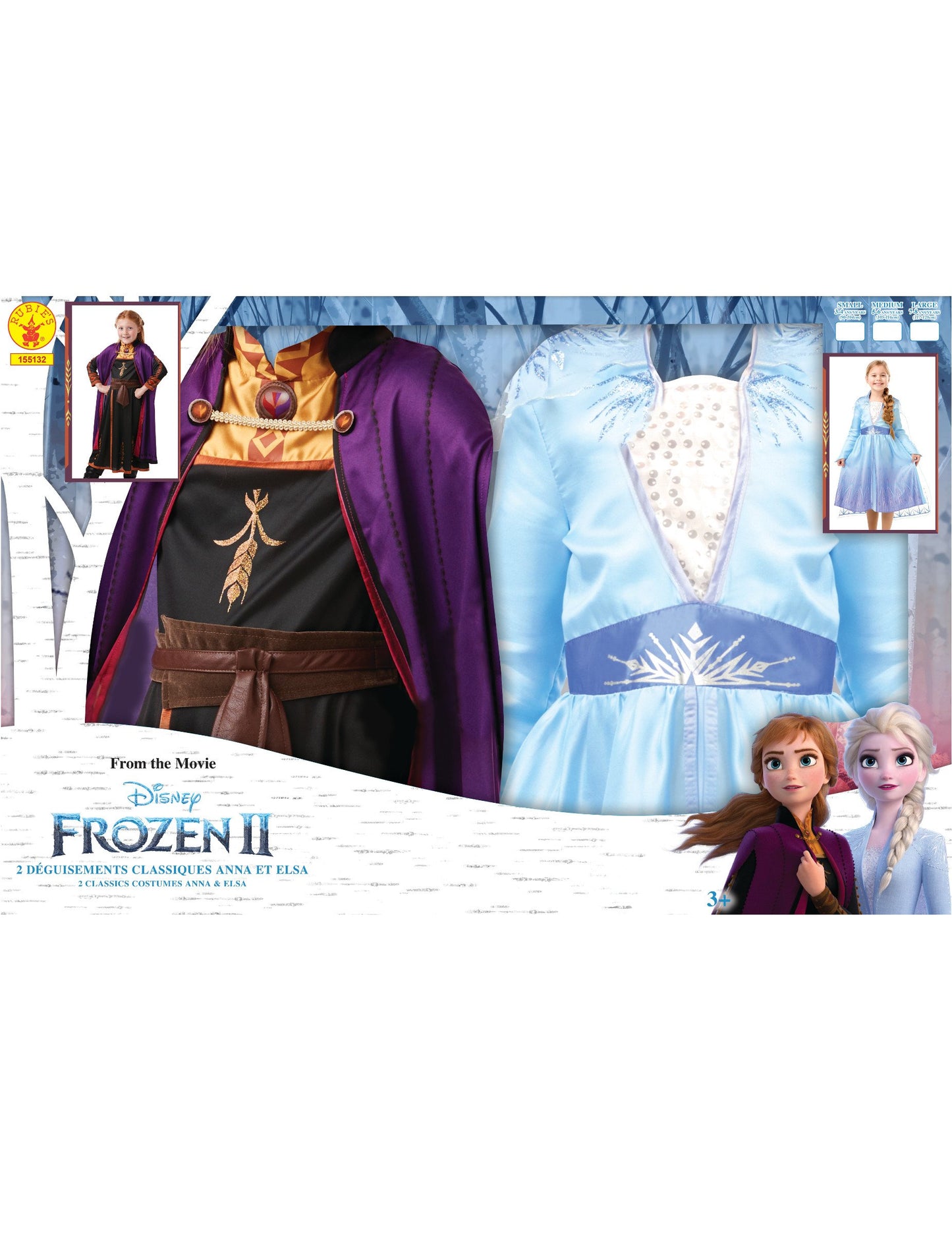 Elsa in Anna Frozen Dine Diever Box 2 Girls