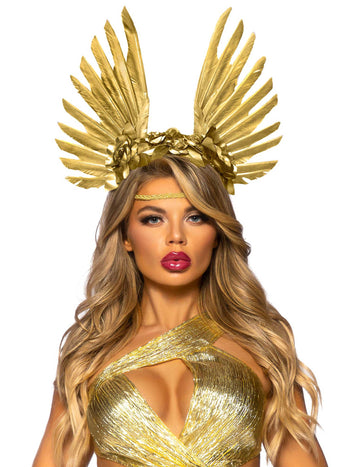 Kape z zlatimi angelskimi krili za odrasle