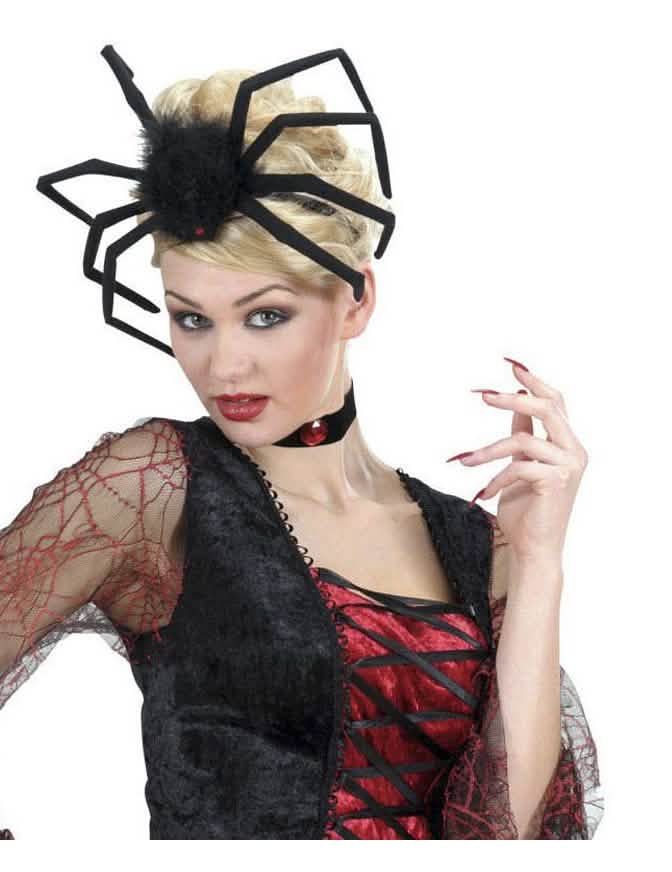 Oblikljiva pajkova pričeska za halloween za odrasli, črna