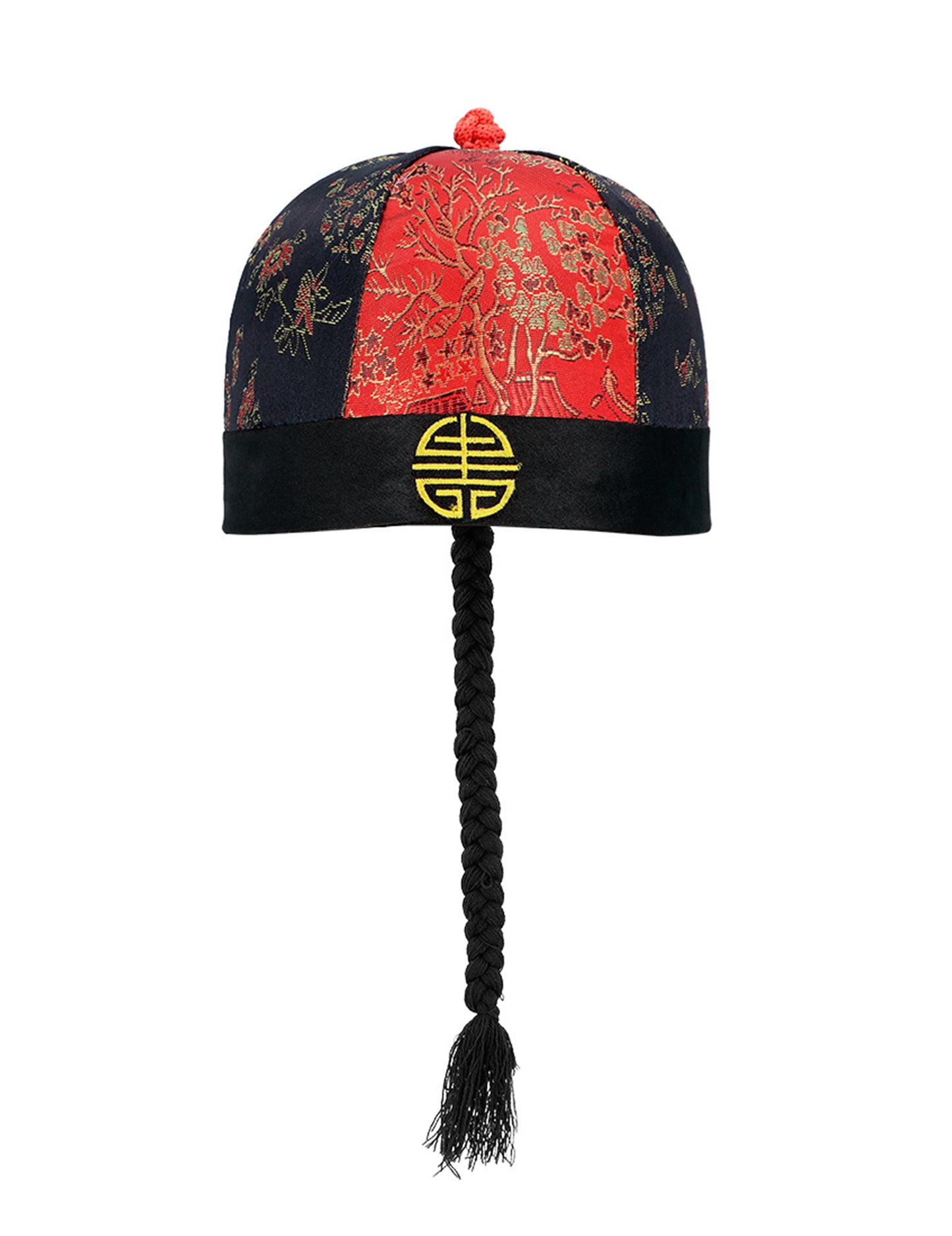 Kitajska kapica z odraslimi pletenicami