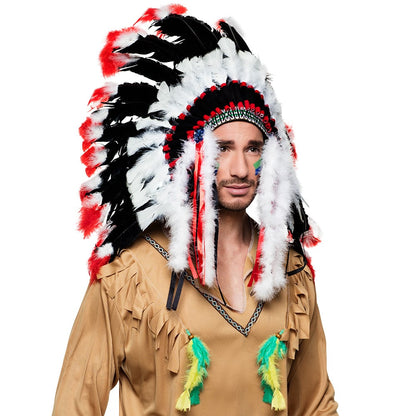Coiffe d'indien adulte luxe