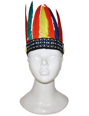 Otroška barvita indijska kapica