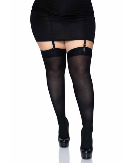 Collants opaques pour femme noirs