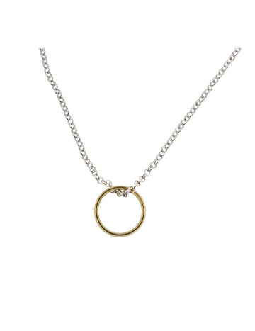 Ogrlica z zlatim prstanom