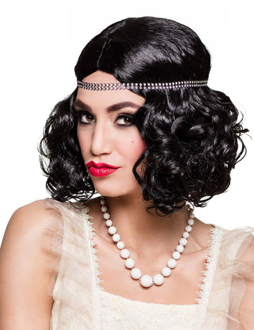 Kratke bele bisere ogrlice ženske