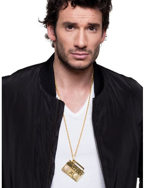 Vue d'ensemble du collier poste de radio 80's