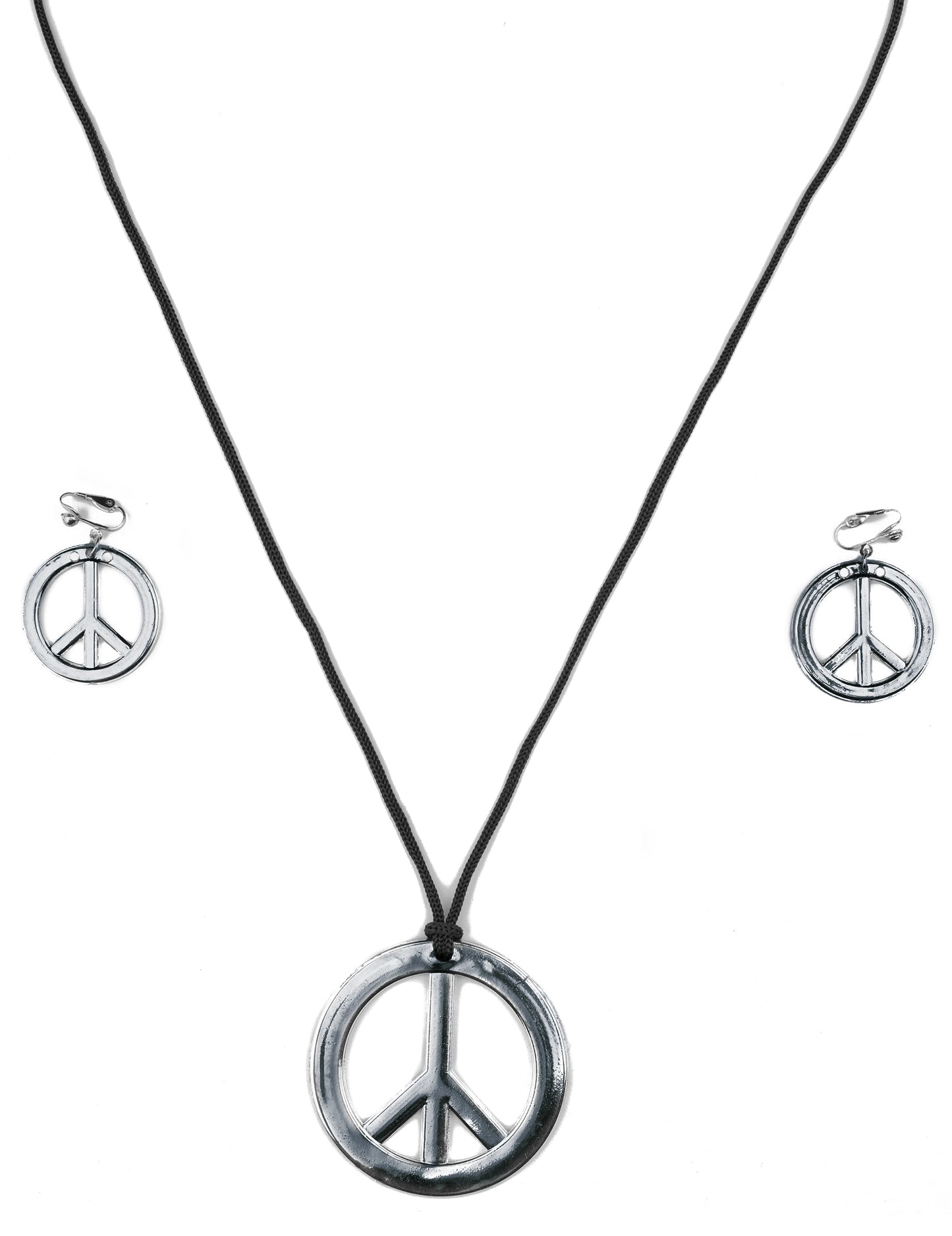 Ogrlica in uhani za odrasle plastične hipije