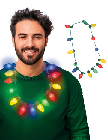 Svetlozna ogrlica za božični venček