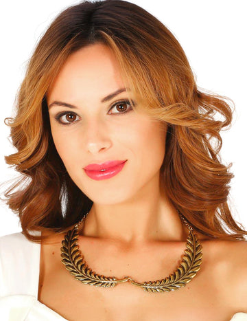 Ogrlica za ovratnico z zlatom za odrasle